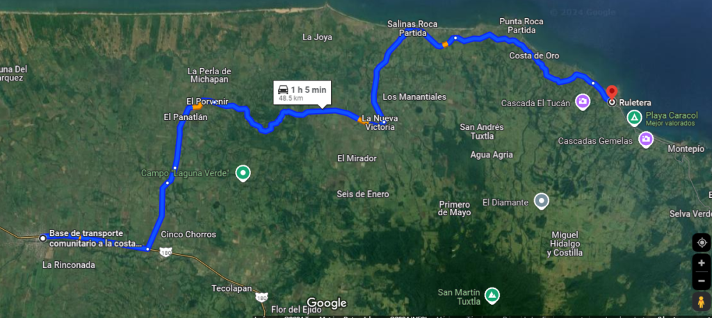 Ruletera a roca partida ruta